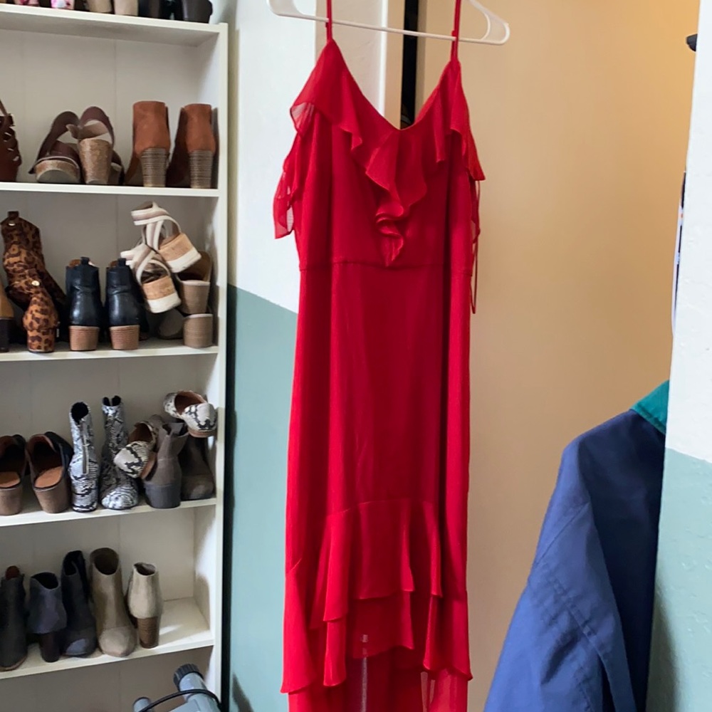 Red dress